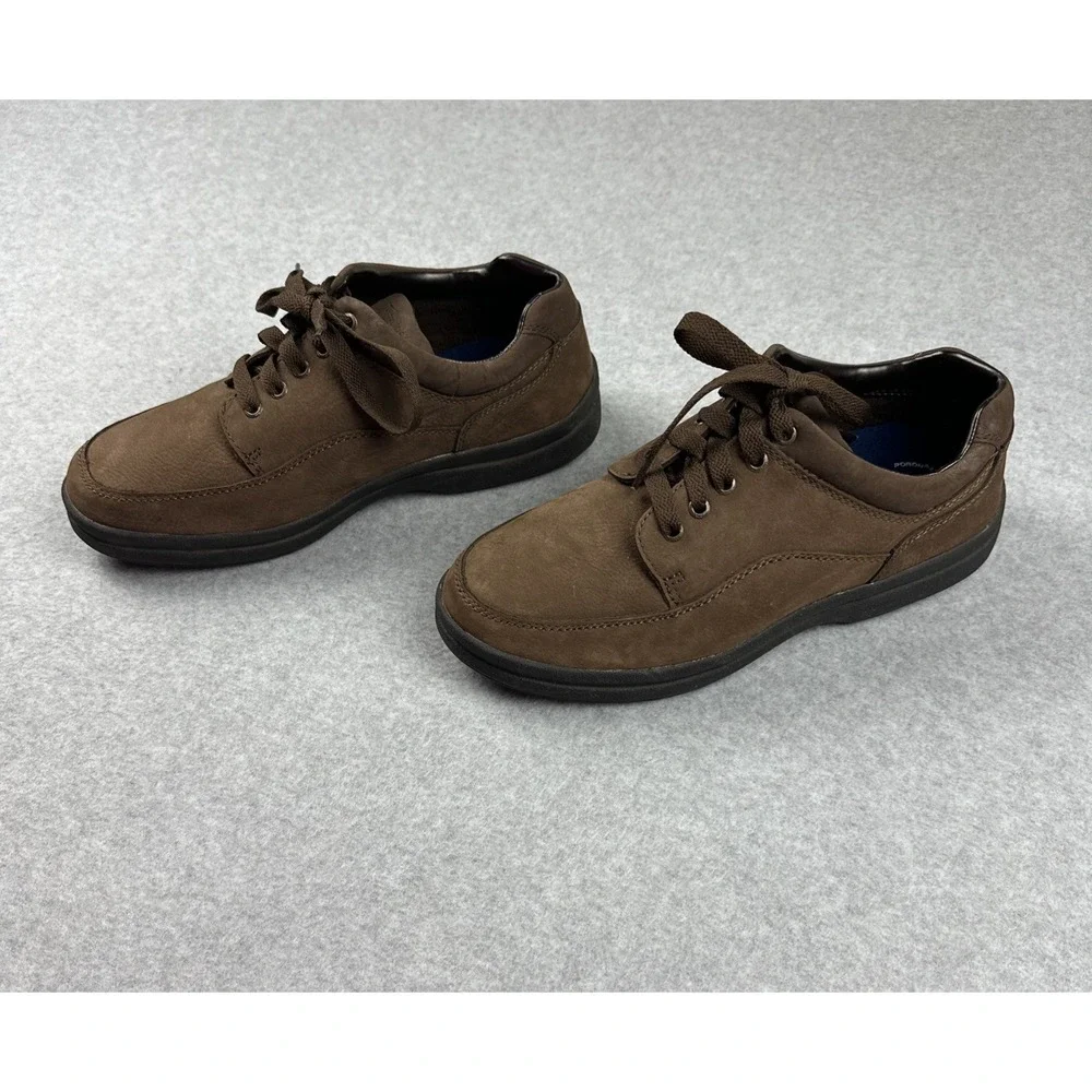 Thom McAn‎ Brown Leather Casual Lace Up Oxford Shoes Size 10.5W